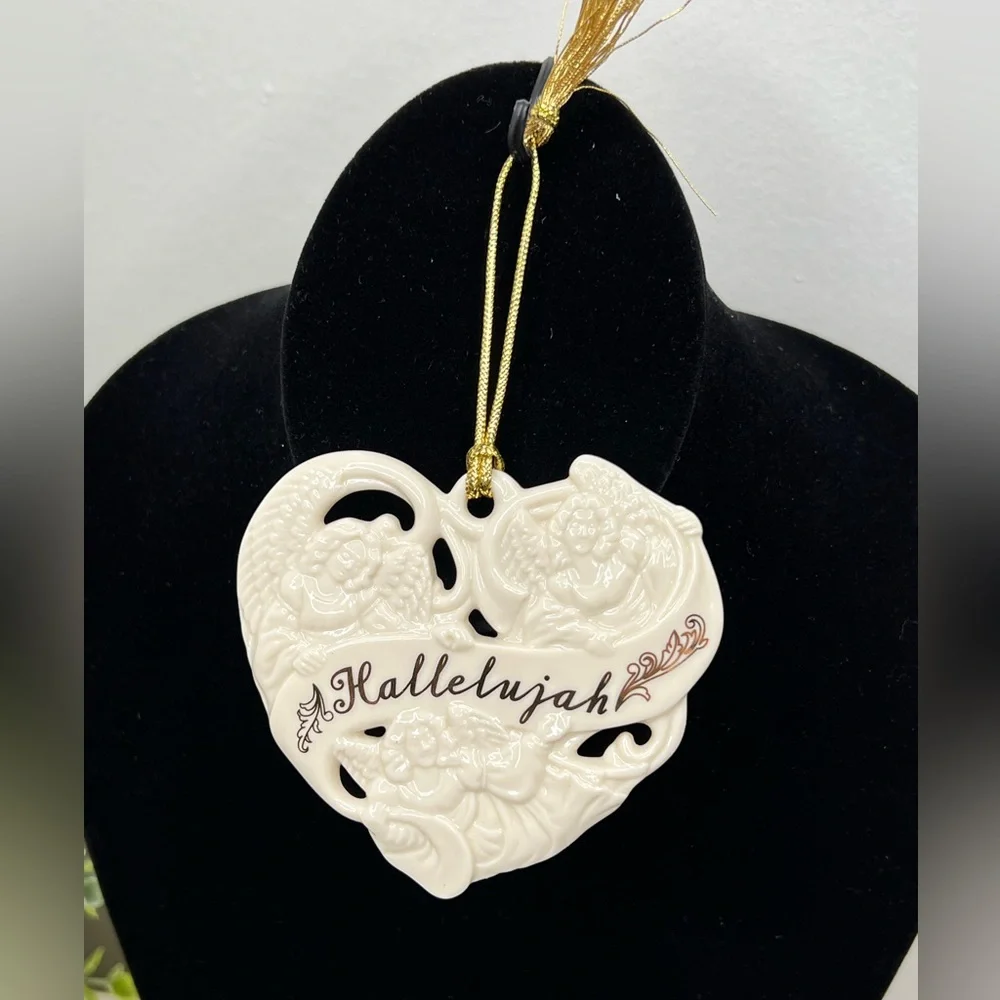 Brand New-Lenox Heart Christmas Ornament